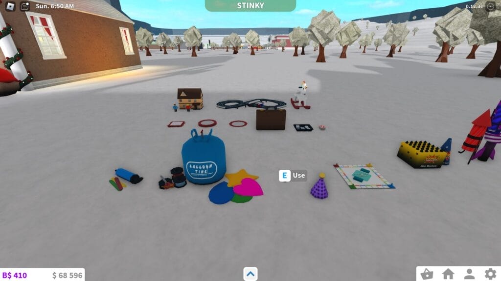 Bloxburg New Year Update - Party Items