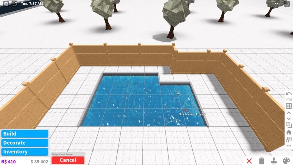 Bloxburg Pool Ideas - Layout