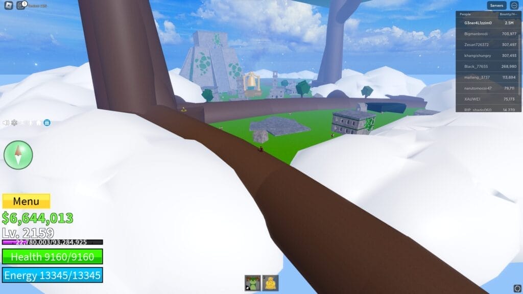 Second Sub-island Upper Skylands Blox Fruits