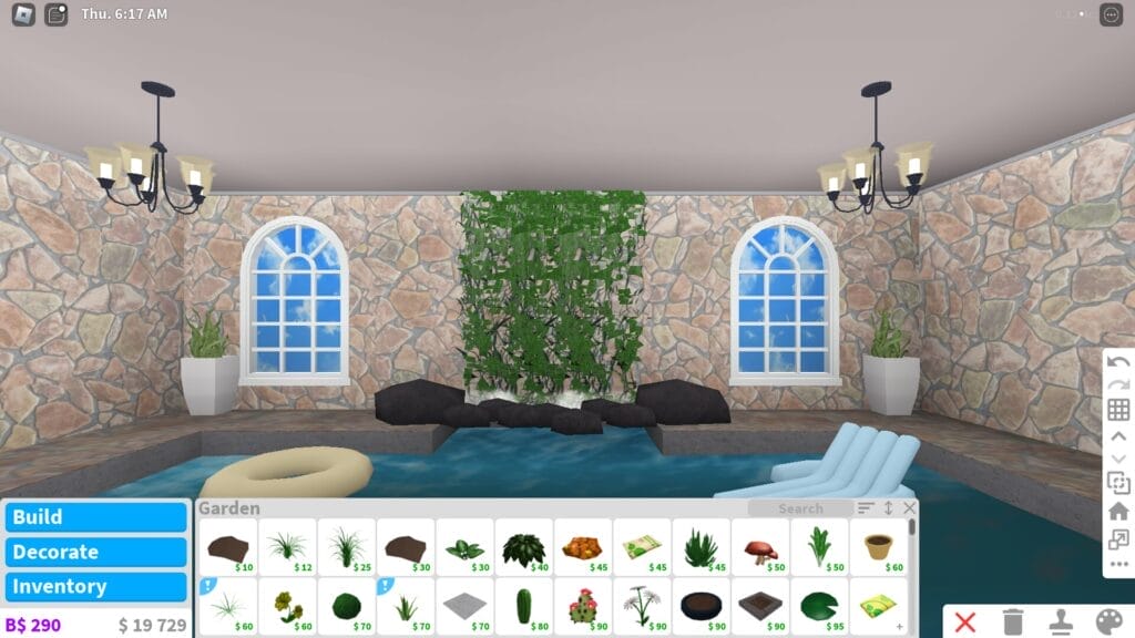 Bloxburg Underground House - Greenery