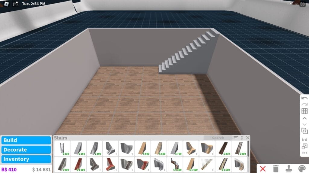 How to Build a Basement in Bloxburg - Add Stairs