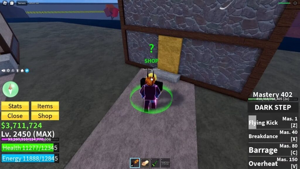 How to Get Death Step in Blox Fruits: Get 400 Mastery on Dark Step