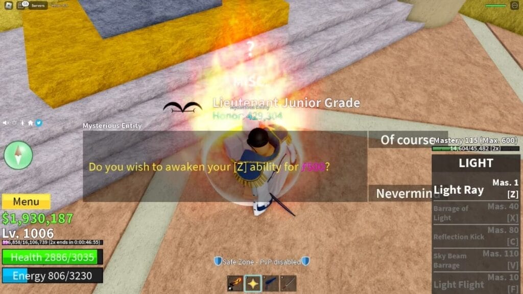 How to Awaken Fruits in Blox Fruits  - awaken moves