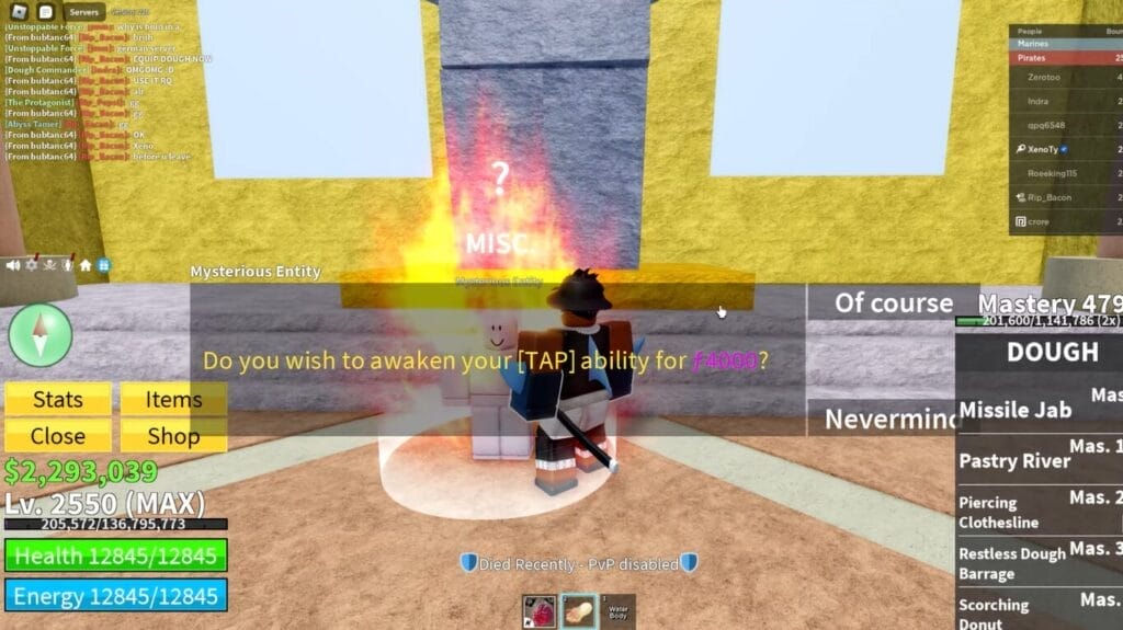 How much does it cost to fully awaken Dough?