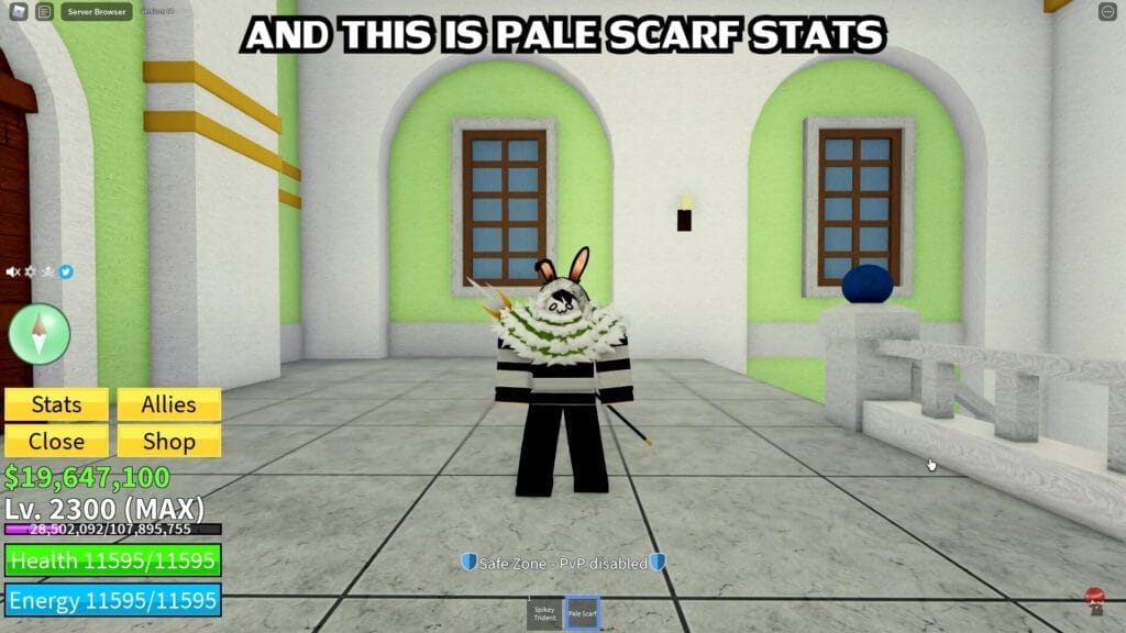 Pale Scarf -  - blox fruits accessory