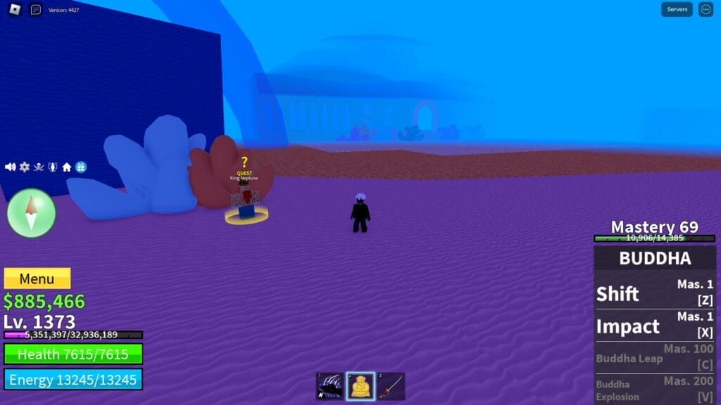 Underwater City entrance in Blox Fruits