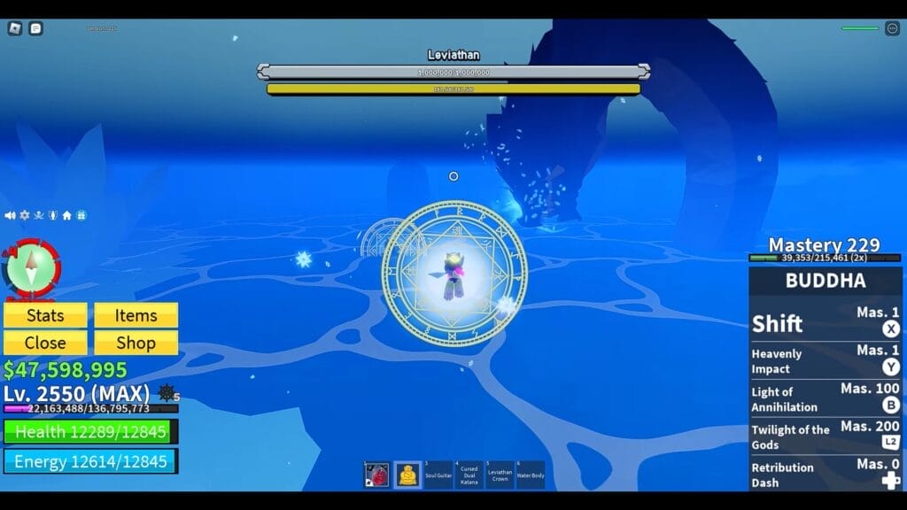 Leviathan boss in Blox Fruits