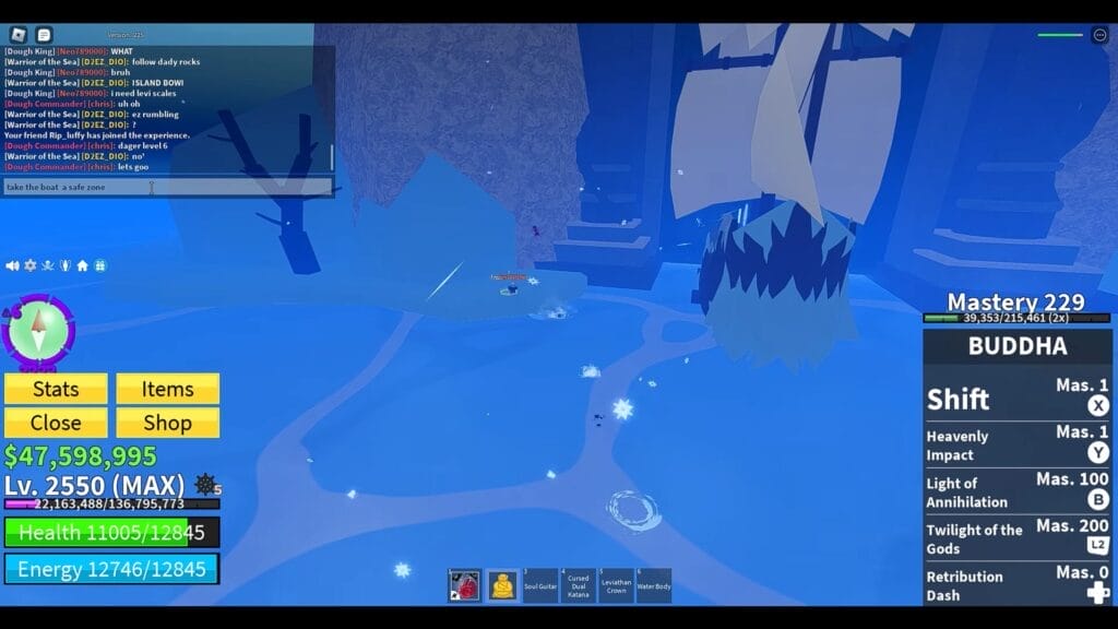 How to Spawn Leviathan in Blox Fruits 5 Frozen Watcher in Blox Fruits