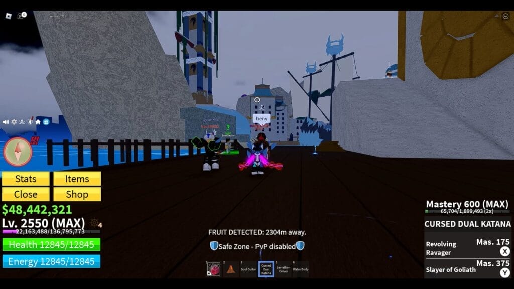 Sea Exploration Group in Blox Fruits