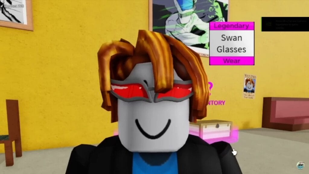 Swan Glasses -  - blox fruits accessory