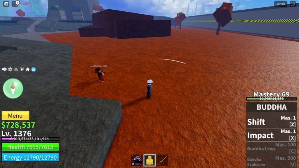 Magma Ore farming in the Second Sea